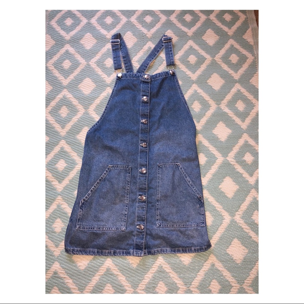 Jean overall dress